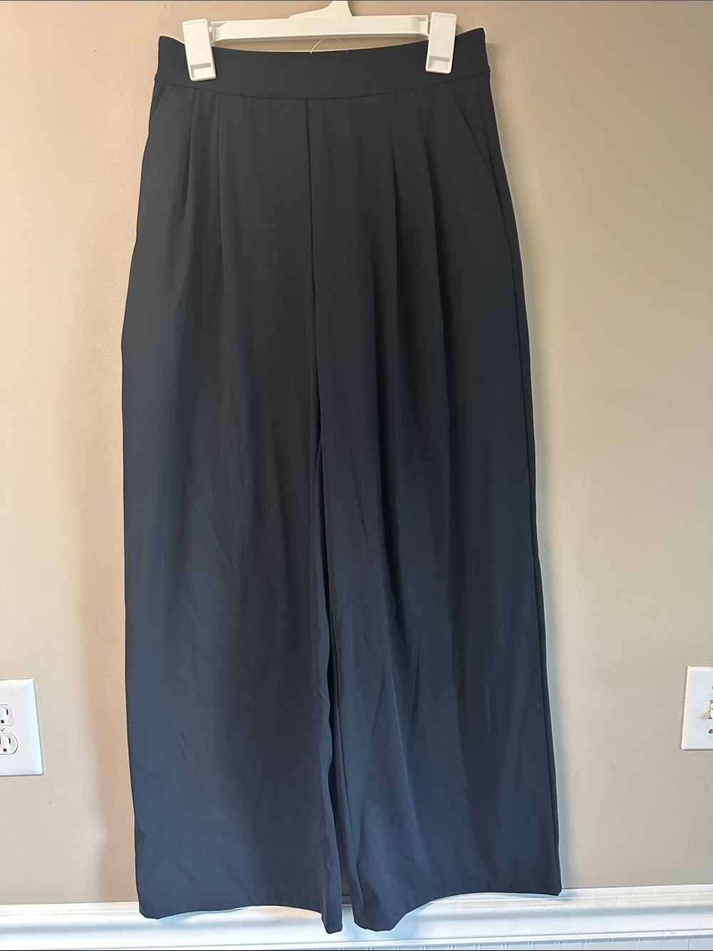 Crzyoga Classic Black Wide-Leg Women’s Pants